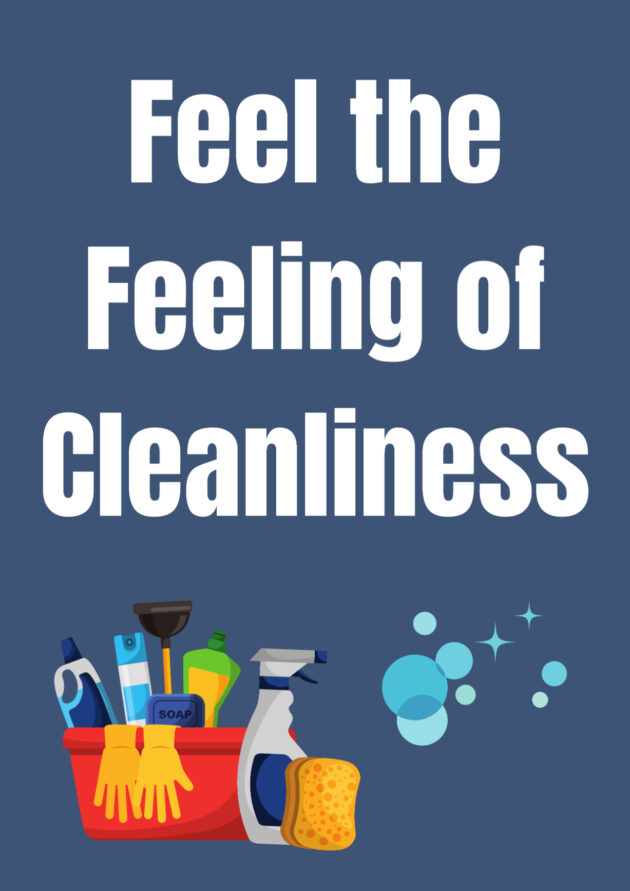 Feel the Feeling of Cleanliness